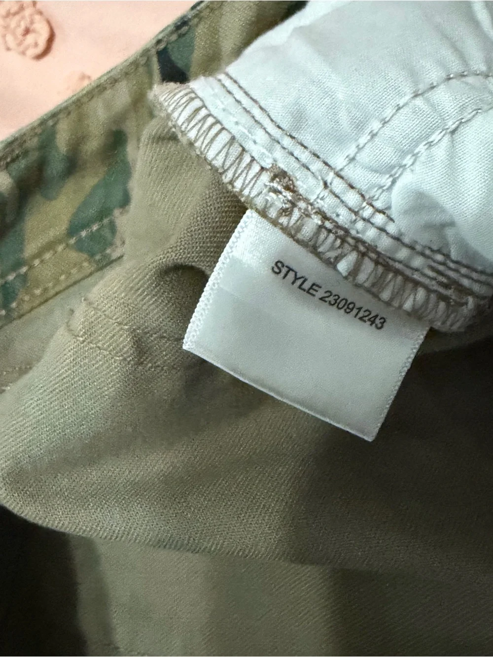 Tory Burch Skinny Camo Jeans in Olive and Black
